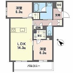 物件の間取り