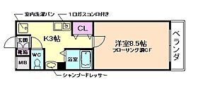 大阪府豊中市桜の町1丁目（賃貸マンション1K・1階・28.00㎡） その2