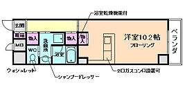 アーバンヴュー横山  ｜ 大阪府池田市石橋1丁目（賃貸マンション1R・2階・36.58㎡） その2