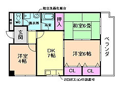 物件の間取り