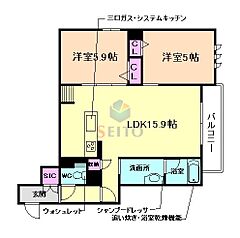 物件の間取り
