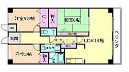 アコール隆豊 3LDKの間取図画像