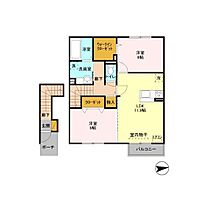 ポルト・ボヌール  ｜ 茨城県つくば市酒丸（賃貸アパート2LDK・2階・62.17㎡） その2