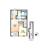 フェイジョアC  ｜ 茨城県つくば市要（賃貸アパート1LDK・2階・42.23㎡） その2