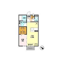 間取図画像 1LDK