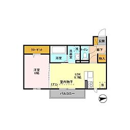 間取図画像 1LDK