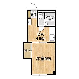 ベルコムつくばビル 1Kの間取図画像