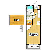 ピアランスアミ 205 ｜ 茨城県稲敷郡阿見町岡崎2丁目（賃貸アパート1K・2階・19.83㎡） その2