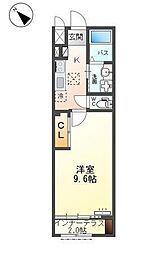 Le Yusei 1Kの間取図画像