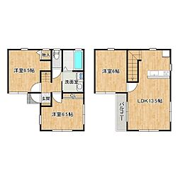 シャローズ3 3LDKの間取り