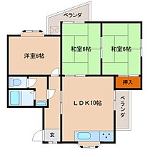 奈良県生駒郡斑鳩町龍田2丁目（賃貸アパート3LDK・2階・60.00㎡） その2