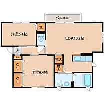 奈良県北葛城郡王寺町畠田4丁目（賃貸アパート2LDK・1階・63.60㎡） その2