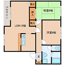 奈良県生駒郡三郷町立野北2丁目（賃貸アパート2LDK・1階・62.41㎡） その2