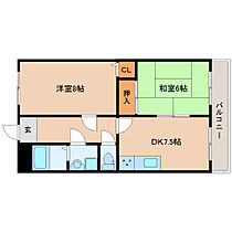 奈良県生駒郡斑鳩町龍田南5丁目（賃貸マンション2DK・1階・48.78㎡） その2