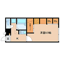 奈良県生駒郡斑鳩町法隆寺南2丁目（賃貸アパート1K・1階・23.18㎡） その2