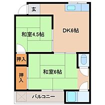 奈良県生駒郡安堵町大字笠目（賃貸マンション2DK・2階・36.00㎡） その2