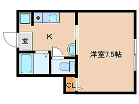 奈良県大和高田市片塩町（賃貸アパート1K・2階・24.20㎡） その2