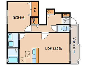 奈良県大和高田市甘田町（賃貸アパート1LDK・1階・46.81㎡） その2