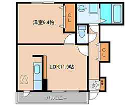 奈良県大和高田市大字築山（賃貸アパート1LDK・1階・45.12㎡） その2