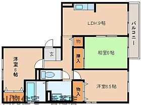 ソシアＢ棟 103 ｜ 奈良県香芝市逢坂6丁目253-1（賃貸アパート3LDK・1階・65.16㎡） その2