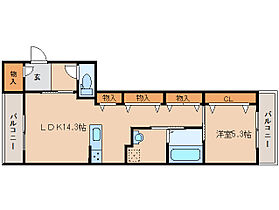 奈良県大和高田市北片塩町（賃貸マンション1LDK・2階・50.22㎡） その2