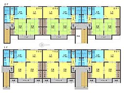 新世紀U 3Kの間取図画像