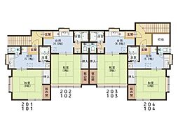 ジャケット 1Kの間取図画像