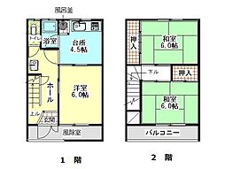 丸繁荘 3DKの間取図画像