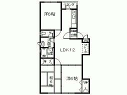 アーバンホームズ第一小柳 3LDKの間取図画像