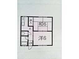ガーデンハイツ 2Kの間取図画像