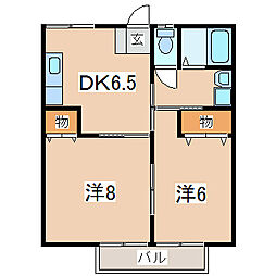間取図画像 2DK