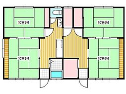 エクセレントB 4Kの間取図画像