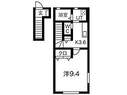 Pierre Homme(ピエール・オム)I 1Kの間取図画像