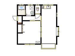 きく工房 1LDKの間取図画像