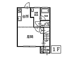 アメニティなかた 3Kの間取図画像