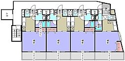 松尾ビル皆実 1Kの間取図画像