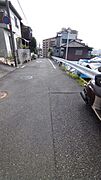 北東側の段上の道路、幅員5.2ｍ