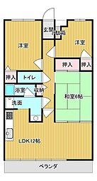 サンシティ霞町 3LDKの間取図画像