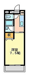 グローイング,M 1Kの間取図画像