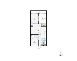 ニューかもめマンション 3LDKの間取図画像