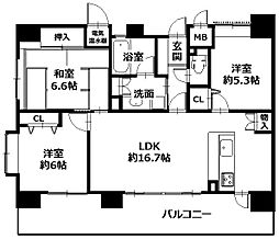 間取図画像 3LDK