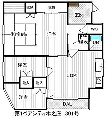 物件の間取り