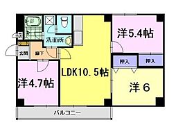 ピュア光 3LDKの間取図画像