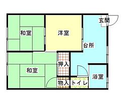 メゾン吉田 3Kの間取図画像