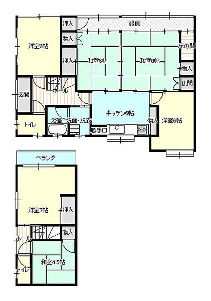 間取りを拡大表示