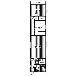 マイ桃山 2LDKの間取図画像