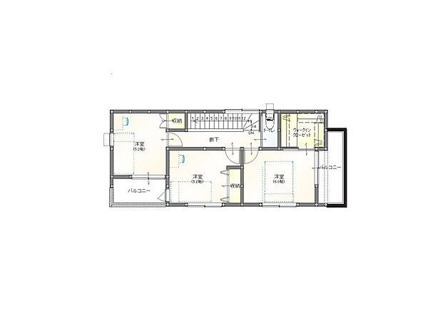 間取りを拡大表示