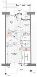 フローレンス宝町グランドアーク 2SLDKの間取図画像