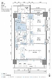 ブランシエラ岡山 3LDKの間取図画像