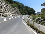 見通しの良い前面道路。